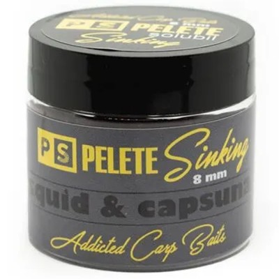 Pelete Solubile Addicted Carp Baits Sinking Dumbell, Squid &amp;amp; Capsuna, 8mm foto