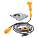 Cumpara ieftin Dus portabil, pompa pentru camping, drumetii, spalat masina sau animale, alimentare auto DC 12V