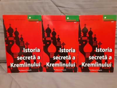 ISTORIA SECRETA A KREMLINULUI-BARRAS/FATRAS/DE GOUTEL (3 VOL) foto