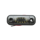 Lampa laterala gabarit slim LED 12-24V, alb fumuriu 89x32mm Breckner Germany