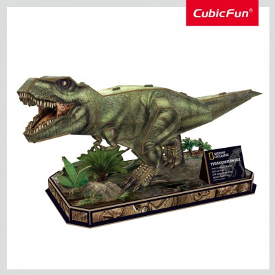 Cubic Fun - Puzzle 3D Tyrannosaurus Rex 52 Piese foto