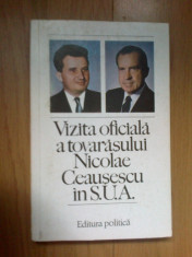 n7 Vizita oficiala a tovarasului Nicolae Ceausescu in SUA foto