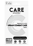 Care By Panzerglass Flagship Case Transparent Urban Combat W. White Qi Compatible Samsung S25 Edge
