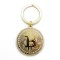 Breloc Bitcoin Auriu