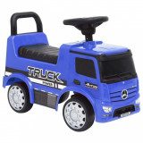 Masinuta Gossi Mercedes-Benz Albastra, Primii Pasi, 1-3 Ani, Claxon, Spatiu Depozitare, Plastic