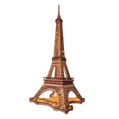 Puzzle 3D Turnul Eiffel, lampă de veghe, 164 piese