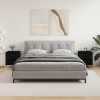 VidaXL Noptiere, 2 buc., negru, 40x35x50 cm, lemn compozit