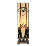 Cumpara ieftin Veioza Tiffany metal sticla 15x15x54 cm