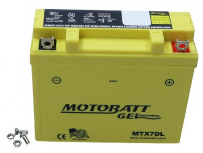 Baterie Moto Motobatt 7Ah 110A 12V MTX7DL foto