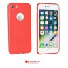 Husa Silicon Matt Huawei P10, Protectie Camera, Premium, Rosu