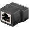 Adaptor bloc terminal cu 8 pini clema la RJ45 mama 8P8C Goobay 76737