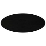 Cumpara ieftin Blat de masa maro inchis 140x60x2 cm lemn masiv de stejar oval