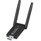 Adaptor 2in1 WIFI+BT 5.0 (BLE+EDR), USB 3.0, Dual Band 2.4-5Ghz, Compatibil Windows si Mac OS, 1300Mbps, Chipset Realtek, PC, Laptop
