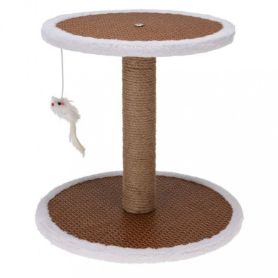Pets Collection Turn de zg&amp;acirc;riat pisici/suport cu șoarece, 35x35x33 cm foto
