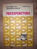 Presopunctura - Un Masaj la Indemana Oricui, Sabin Ivan, Editura Medicala 1983, Carte Medicina