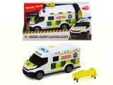 Ambulanta Iveco Daily de jucarie cu lumini, sunet si targa