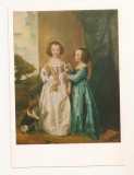 FA92 -Carte Postala- RUSIA -State Hermitage Museum - Anthony van Dyck, Portrait of Elisabeth and Philadelphia, necirculata 1980