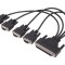 Cablu Conexiune D-Sub 37pin la 4x D-Sub 9pin 0.3m