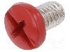 Surub M4, alama, lungime 6.4mm, cap rotund, pas filet 0.7, KEYSTONE - 9192-2 foto