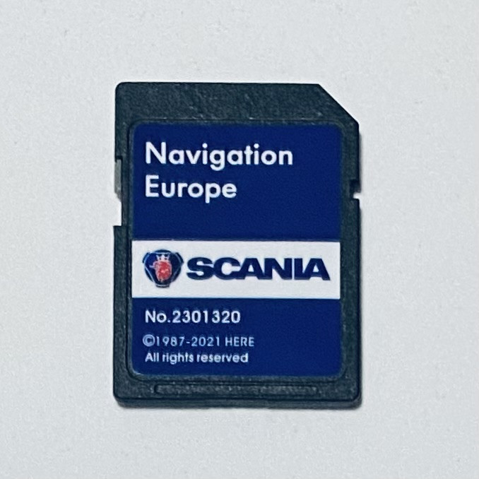 GPS SD Card SCANIA Touch Screen Premium 7&#039;&#039; Full Europa 2024/25
