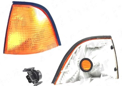 Lampa semnalizare fata Bmw Seria 3 (E36), 12.1990-03.2000 Model Cabrio, Coupe, fata, Stanga, portocaliu; cu suport becuri, TYC foto