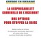 Guerre en Ukraine: La responsabilit
