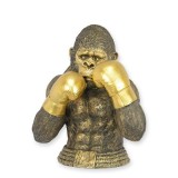 Bust maimuta boxer-statueta din rasini speciale NC-83