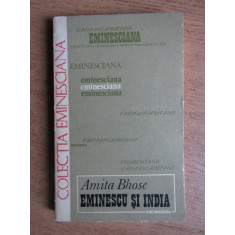 Eminescu si India - Amita Bhose