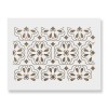 Șablon Refolosibil 900x600mm Zydeco Hibiscus MXSP7038 PVC Alb - Decor Perete, Bricolaj, Pictură