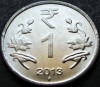 Moneda 1 RUPIE - INDIA, anul 2013 *cod 1108 A = A.UNC, Asia
