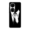 Husa compatibila cu Huawei Mate 40 model Mr. Anonymous, Silicon, TPU, Viceversa, Transparent, Carcasa