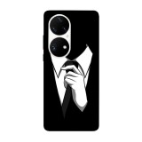 Husa compatibila cu Huawei P40 model Mr. Anonymous, Silicon, TPU, Viceversa, Transparent, Carcasa