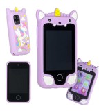 Smartphone Jucarie pentru Copii cu Camera si Card 8GB, Unicorn Mov