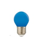 Bec LED Calex E27 Glob 1W Lumina Albastra