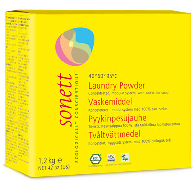 Detergent Ecologic Praf pentru Rufe 1.2Kg Sonett foto