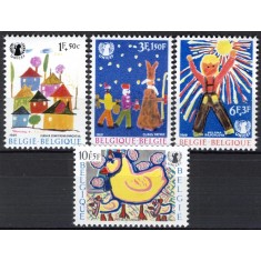Belgia 1969 - UNICEF, desene de copii, serie neuzata