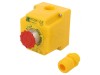 Casetă de comandă ST22 cu 1 buton cap ciupercă NC IP65