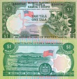 Bancnota Samoa de Vest 1 Tala 1980, UNC, Ne流通