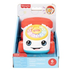 Telefon interactiv Fisher-Price, vehicul de jucarie pentru bebelusi 6+ luni