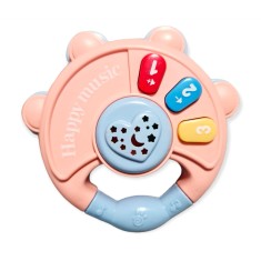 Jucarie zornaitoare roz, cu lumina si sunete, 7Toys