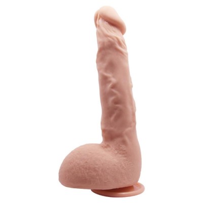 Dildo Clasic Cu Ventuza Beautiful Jason, Natural, 24 cm foto