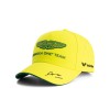 Aston Martin șapcă de baseball Alonso official Teamline Replica yellow F1 Team 2025 - uniw