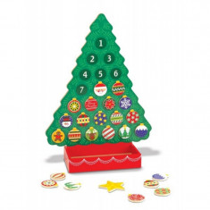 Calendar de Craciun din lemn Melissa and Doug, 24 ornamente foto