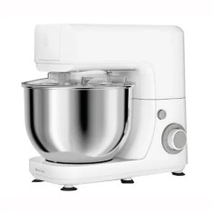 Robot de bucatarie TEFAL&nbsp;MasterChef Essential QB150138, 800W, bol inox 4.8L, 1.8 kg, 6 trepte de viteza, functie pulse, alb