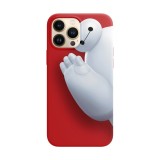 Husa compatibila cu Apple iPhone 12 Mini model Big Hero 6, Silicon, TPU, Viceversa, Transparent, Carcasa