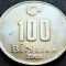 Moneda 100 BIN LIRA - TURCIA, anul 2003 * cod 1423