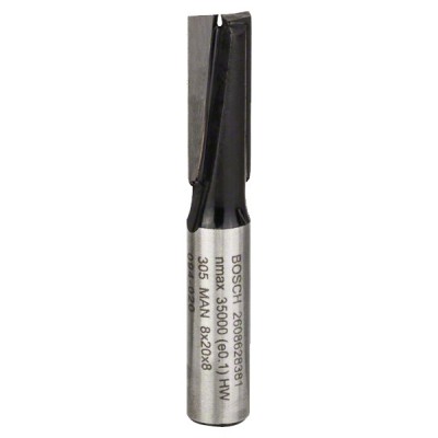 Bosch Freza pentru caneluri 2 taisuri 8x19.6x51 mm foto