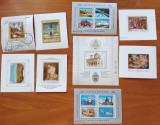 ROMANIA &#039;&#039;LOT-9 COLITE&#039;&#039;- MNH LUX -NESTAMPIL.-VEZI SCAN, Nestampilat