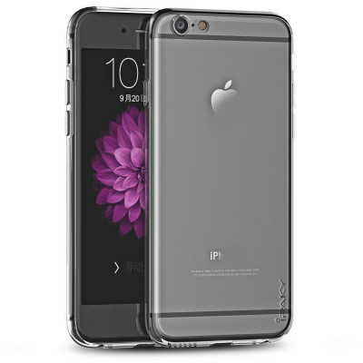 Husa APPLE iPhone 6\6S + Folie Siliconata Full Face (Transparent) Ipaky Effort foto