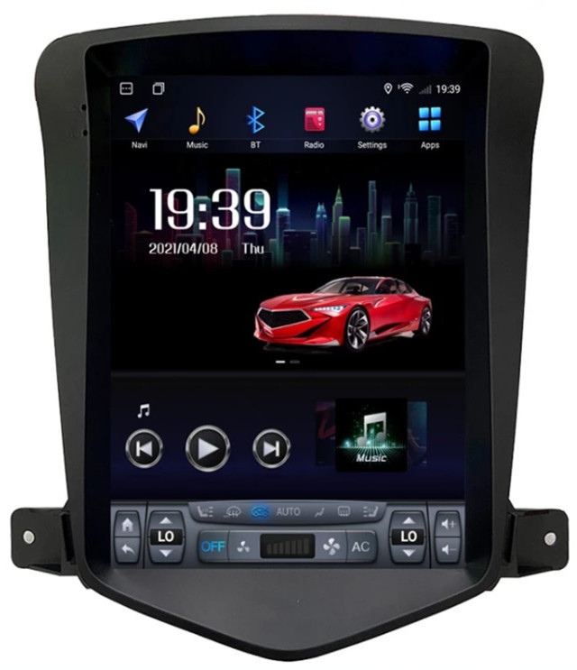 Navigatie Chevrolet Cruze 2008-2016 AUTONAV Android GPS Dedicata Stil  Tesla, 64GB Stocare, 4GB DDR3 RAM, Display Vertical AUTONAV Android GPS  Dedicata | Okazii.ro